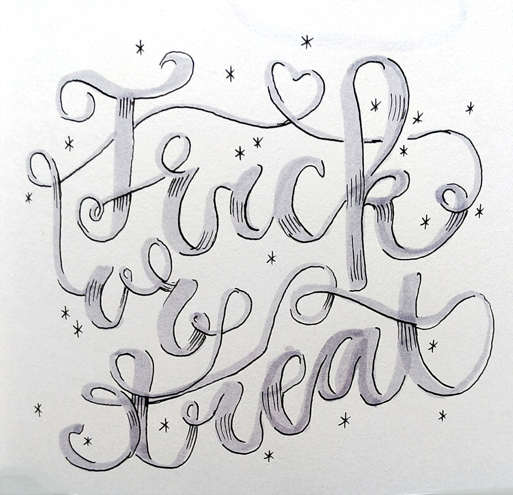 Halloween–Lettering